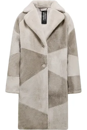 Bomboogie Mujer, Abrigos, Gris, Talla: L