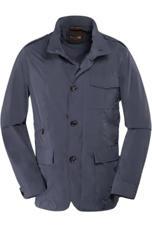 MOORER Hombre, Chaquetas, Azul, Talla: 2XL