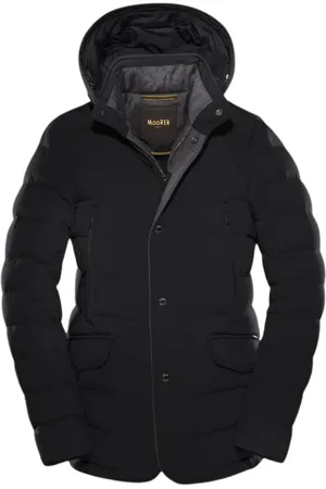 MOORER Hombre, Chaquetas, Negro, Talla: 3XL