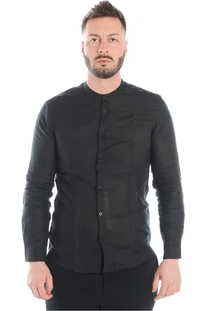 D.A. Daniele Alessandrini Hombre, Camisas, Negro, Talla: L