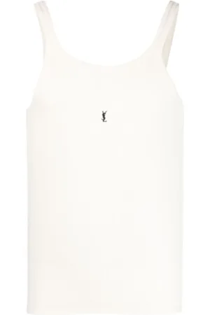 Saint Laurent Hombre, Camisetas, Blanco, Talla: M