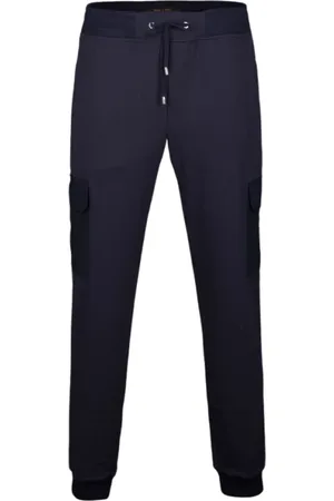 MOORER Hombre, Pantalones, Azul, Talla: 2XL