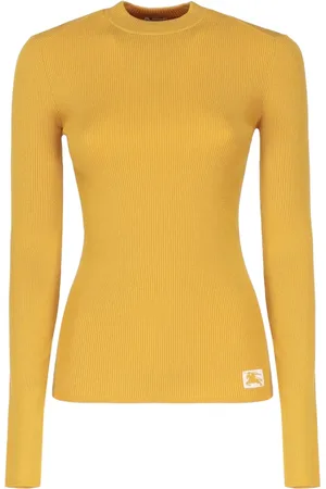 Burberry Mujer, Jerseys, Amarillo, Talla: M