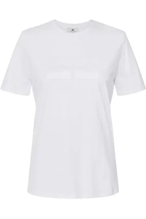 Elisabetta Franchi Mujer, Camisetas, Blanco, Talla: XS