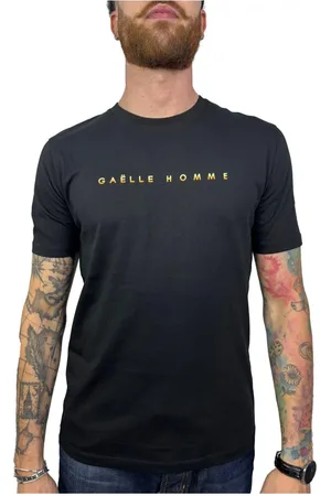 GAËLLE Hombre, Camisetas, Negro, Talla: S
