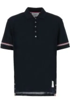 Thom Browne Hombre, Camisetas, Negro, Talla: M