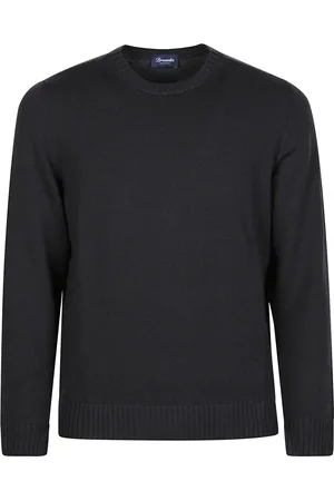 DRUMOHR Hombre, Jerseys, Negro, Talla: XL