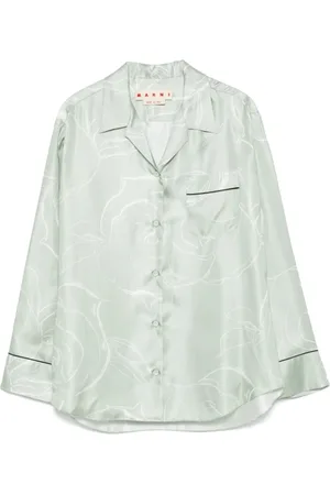 Marni Mujer, Blusas y Camisas, Verde, Talla: L