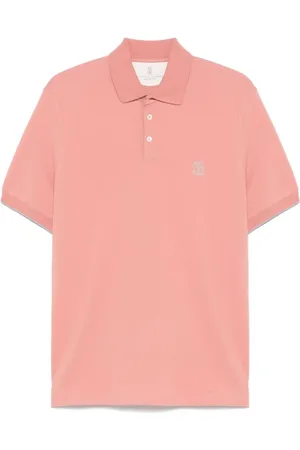 Brunello Cucinelli Hombre, Camisetas, Rosa, Talla: M