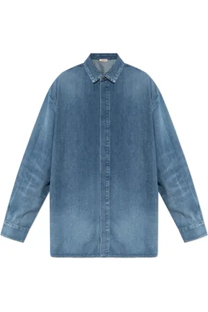 FEAR OF GOD Mujer, Blusas y Camisas, Azul, Talla: M