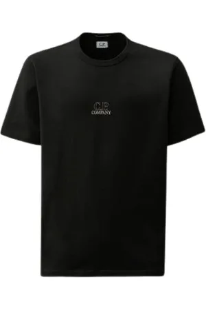 C.P. Company Hombre, Camisetas, Negro, Talla: S