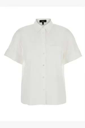 THEORY Mujer, Blusas y Camisas, Blanco, Talla: M