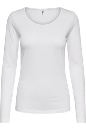 ONLY Mujer, Camisetas, Blanco, Talla: M