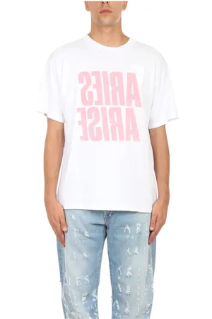 ARIES Hombre, Camisetas, Blanco, Talla: S