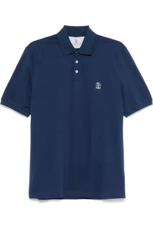 Brunello Cucinelli Hombre, Camisetas, Azul, Talla: XL