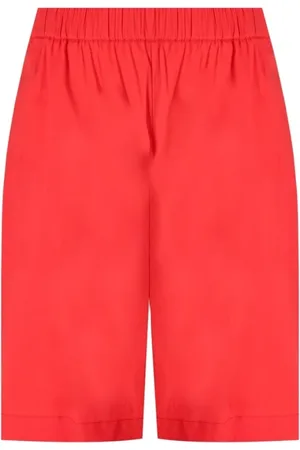 Max Mara Mujer, Pantalones cortos, Rojo, Talla: M