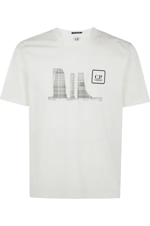 C.P. Company Hombre, Camisetas, Blanco, Talla: S