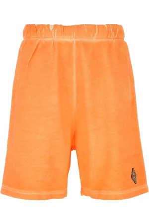 MARCELO BURLON Hombre, Pantalones cortos, Naranja, Talla: S