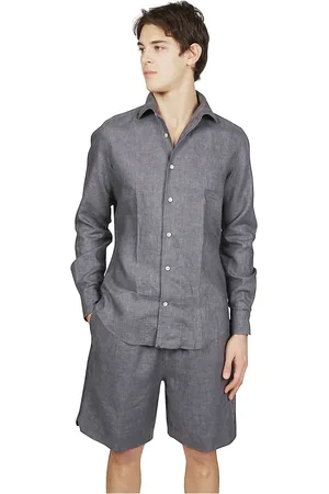ELEVENTY Hombre, Camisas, Negro, Talla: XL