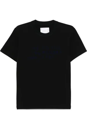 SACAI Mujer, Camisetas, Negro, Talla: M