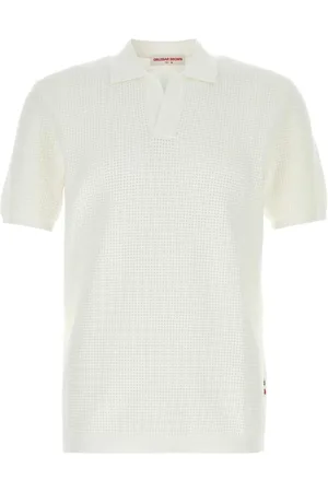 Orlebar Brown Hombre, Camisetas, Blanco, Talla: L