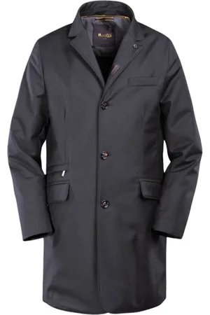 MOORER Hombre, Abrigos, Gris, Talla: XL
