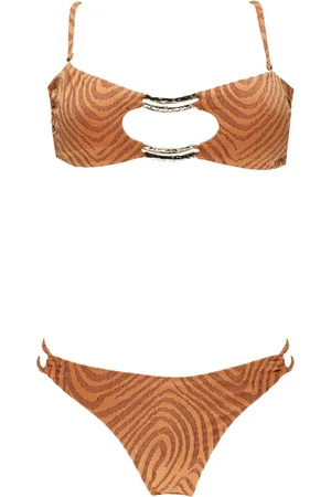 MISS BIKINI Mujer, Trajes de baño, Naranja, Talla: L