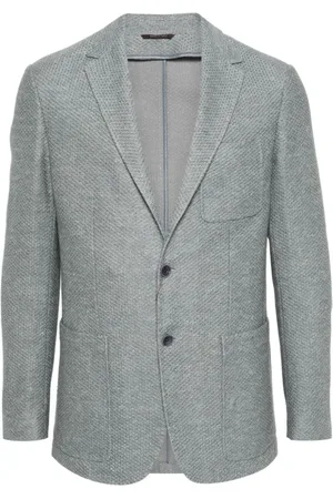 CANALI Hombre, Chaquetas, Gris, Talla: L