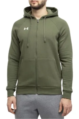 Under Armour Hombre, Sudaderas, Verde, Talla: S