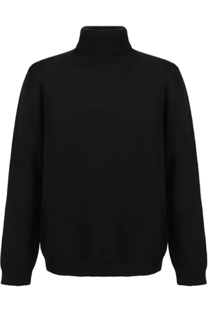 Roberto Collina Hombre, Jerseys, Negro, Talla: XL