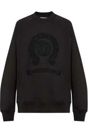 VERSACE Hombre, Sudaderas, Negro, Talla: S