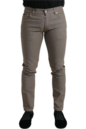 Dolce & Gabbana Hombre, Pantalones, Marrón, Talla: XS