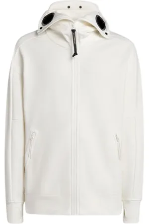 C.P. Company Hombre, Sudaderas, Blanco, Talla: L