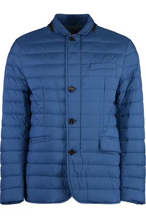 MOORER Hombre, Chaquetas, Azul, Talla: M