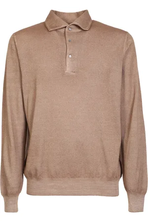 LARDINI Hombre, Camisetas, Marrón, Talla: L