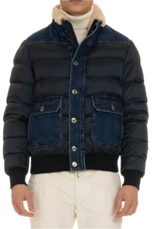 MOORER Hombre, Chaquetas, Azul, Talla: 2XL