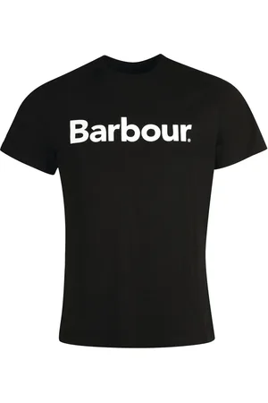 Barbour Hombre, Camisetas, Negro, Talla: L