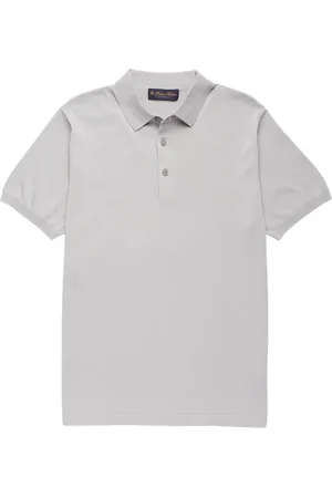 Brooks Brothers Hombre, Camisetas, Gris, Talla: L