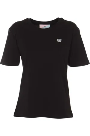 Chiara Ferragni Mujer, Camisetas, Negro, Talla: L