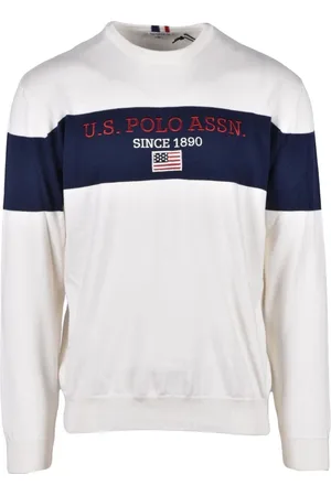 U.S. Polo Assn. Hombre, Jerseys, Blanco, Talla: 2XL