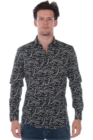D.A. Daniele Alessandrini Hombre, Camisas, Negro, Talla: M
