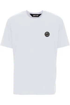 Roberto Cavalli Hombre, Camisetas, Blanco, Talla: S