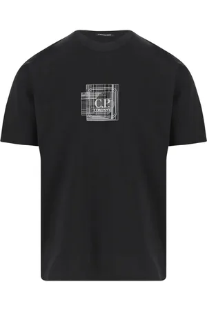 C.P. Company Hombre, Camisetas, Negro, Talla: S