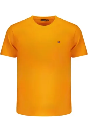 Napapijri Hombre, Camisetas, Naranja, Talla: 2XL