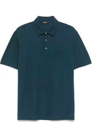 Ermenegildo Zegna Hombre, Camisetas, Azul, Talla: 2XL
