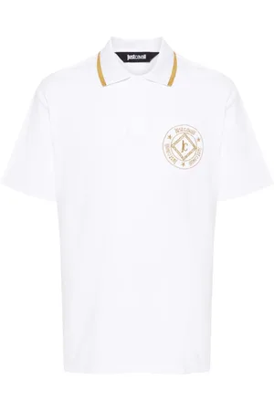 Roberto Cavalli Hombre, Camisetas, Blanco, Talla: M