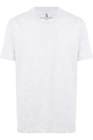 Brunello Cucinelli Hombre, Camisetas, Gris, Talla: L