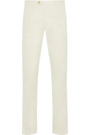CANALI Hombre, Pantalones, Blanco, Talla: 2XL