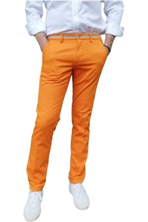 Masons Hombre, Pantalones, Naranja, Talla: L