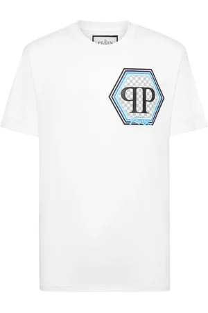 Philipp Plein Hombre, Camisetas, Blanco, Talla: XL